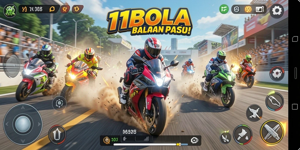 Tampilan grafis memukau dalam gameplay 11BOLA.