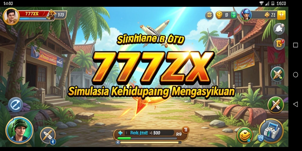 Tampilan gameplay dari 777ZX yang menarik dan interaktif.