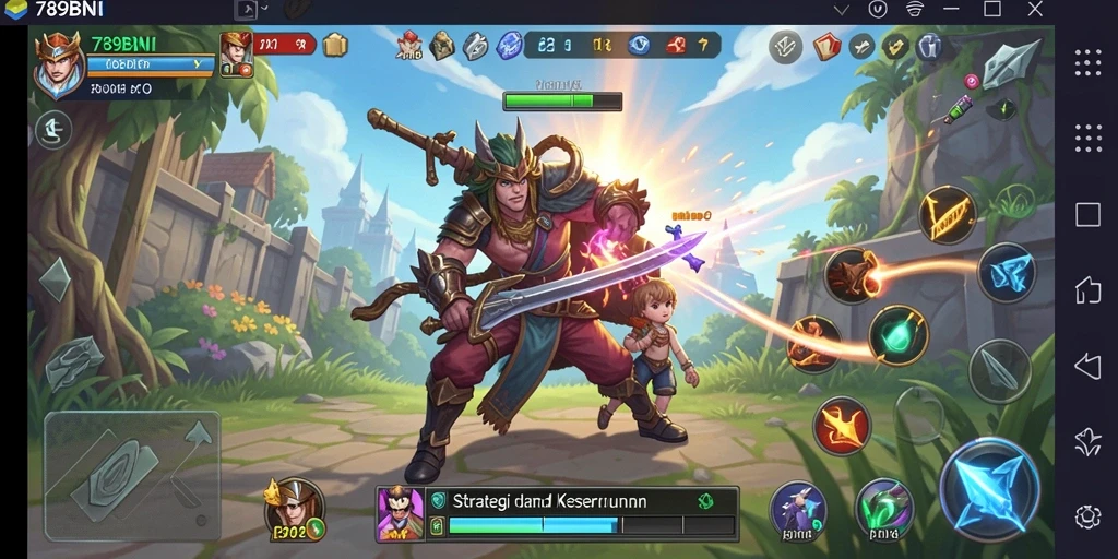 Tampilan menarik dari gameplay 789BNI yang memukau.