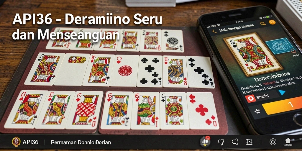 Gameplay Domino yang seru dan interaktif di API36.