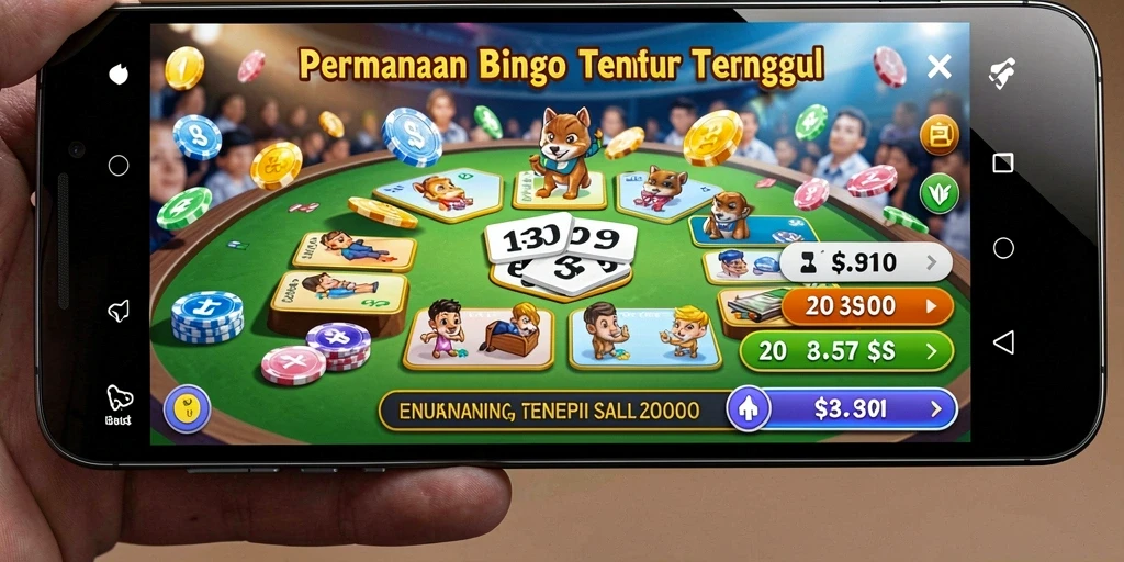 Tampilan menarik gameplay Bingo dalam API77.