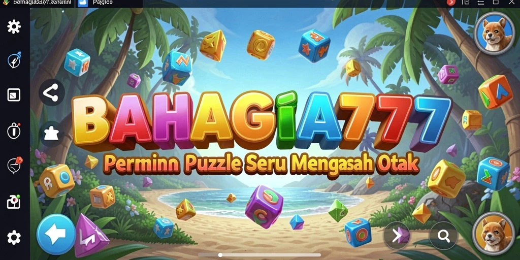 Tampilan gameplay seru BAHAGIA777 dengan tantangan puzzle yang menarik.