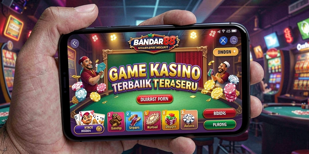 Tampilan gameplay seru di BANDAR88 dengan berbagai pilihan permainan Kasino.