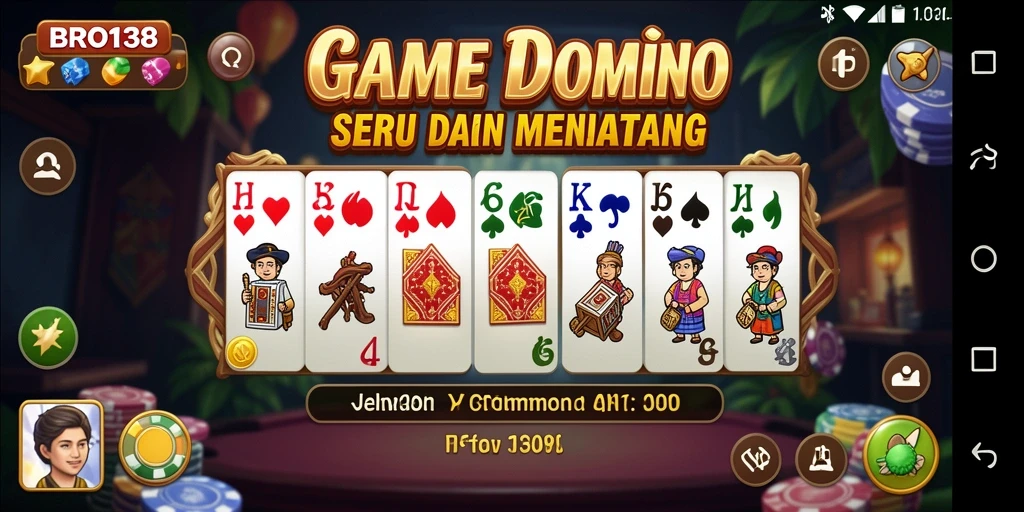 Tampilan gameplay seru dalam BRO138 dengan teman-teman.