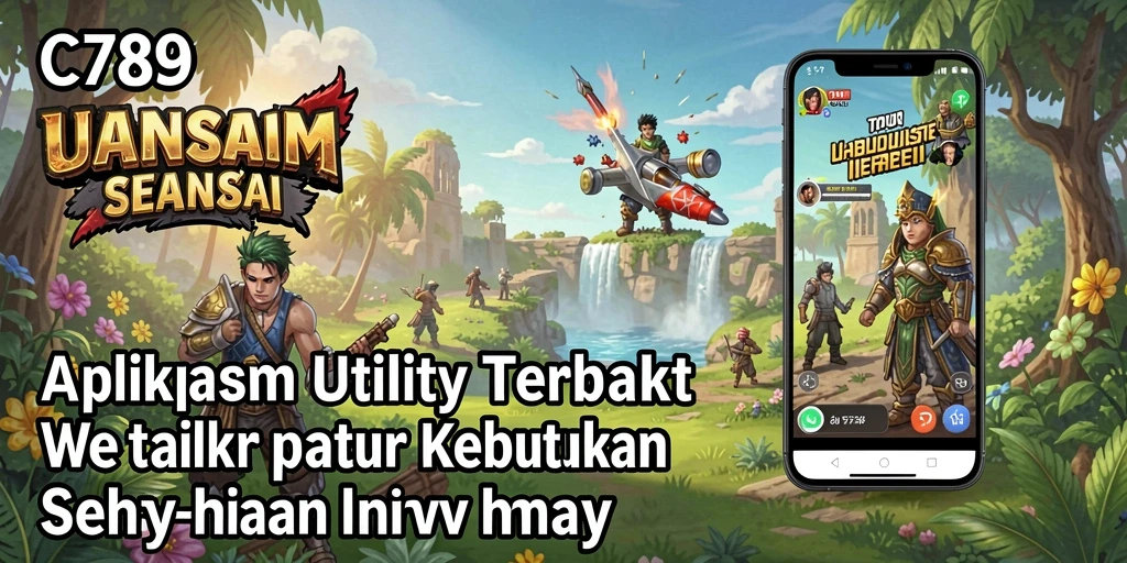 Tampilan aplikasi C789 dengan fitur-fitur Utility menarik dan mudah dipahami.