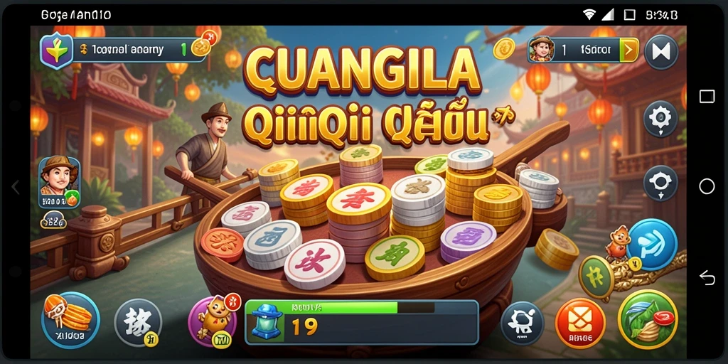 Tangkapan layar gameplay QiuQiu yang mendebarkan di CUANGILA.