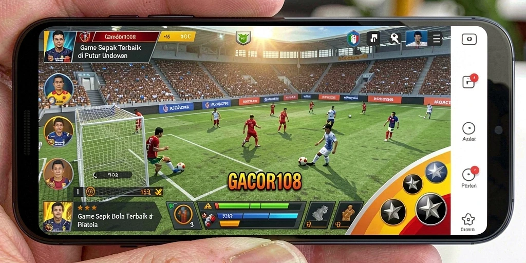 Tangkapan layar dari gameplay GACOR108 yang menampilkan aksi mendebarkan di lapangan.