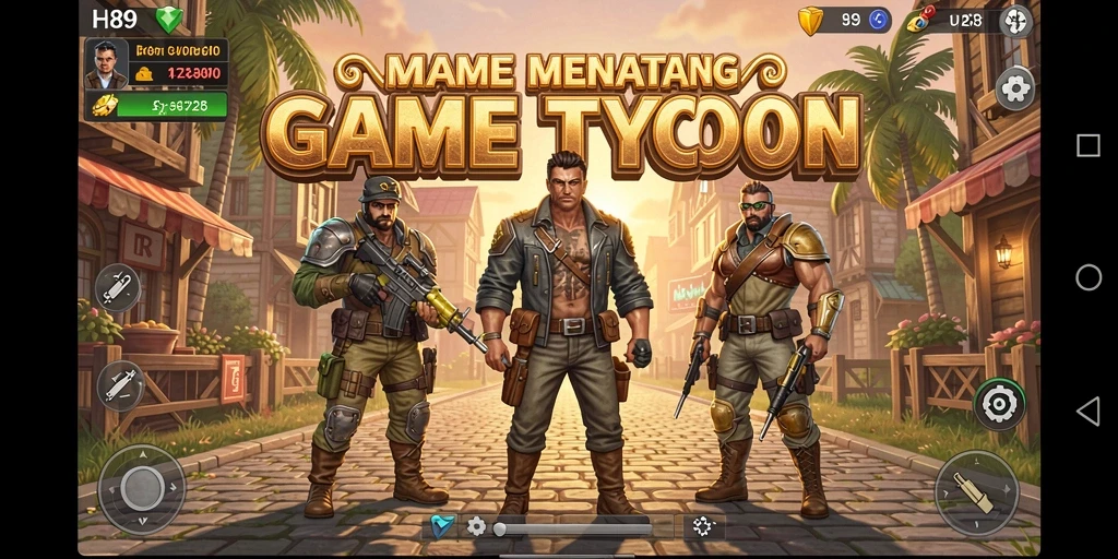 Tampilan gameplay H89 yang menarik dan interaktif dalam dunia Tycoon.