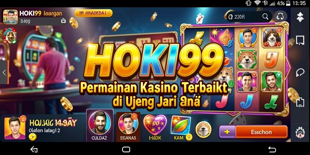 Tampilan gameplay HOKI99 dengan fitur Kasino yang menarik.