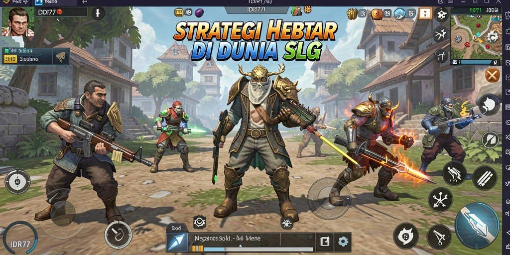 Tampilan gameplay menarik dari IDR77 dengan aksi pertempuran strategi.
