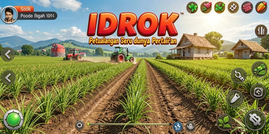 Tampilan menarik dalam gameplay pertanian yang menantang.
