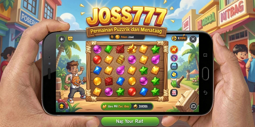 Tampilan gameplay JOSS777 yang menantang dan seru.