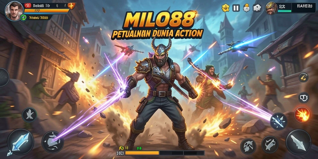 Tampilan menarik dari action gameplay MILO88 yang dinamis dan seru.