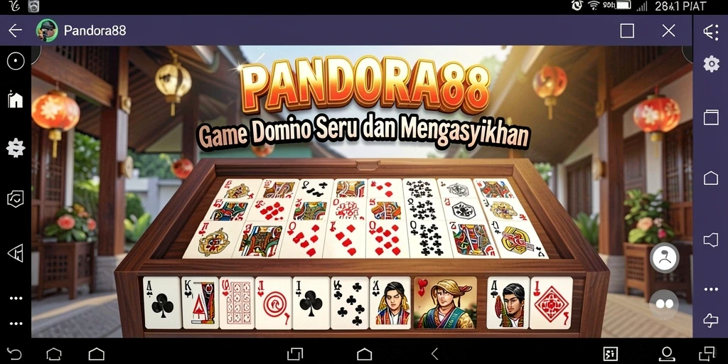 Tangkapan layar PANDORA88 yang menunjukkan gameplay domino yang seru dan menarik.