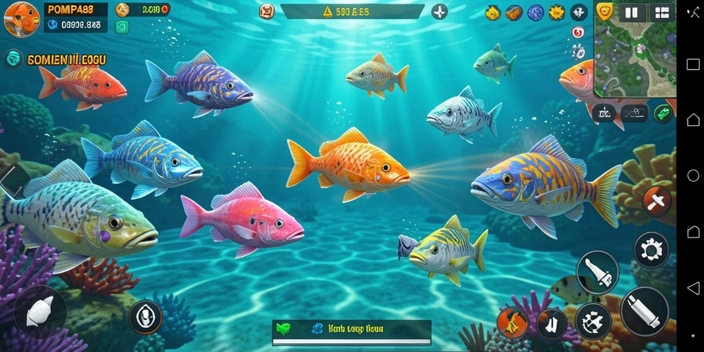 Screenshot gameplay POMPA88 yang penuh aksi Tembak Ikan.