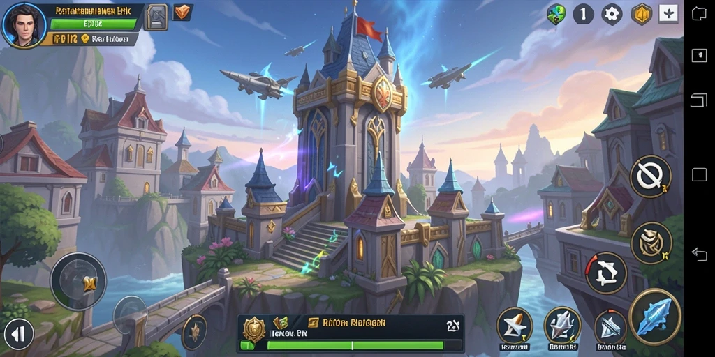 Tampilan gameplay menawan dari game Tower Defense RKGG.
