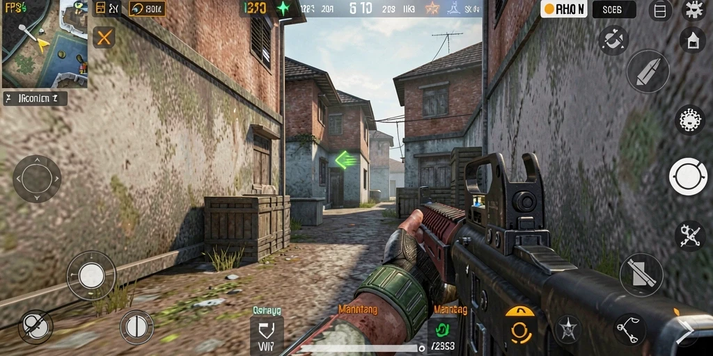 Tampilan gameplay mendebarkan dari S13 dengan aksi FPS yang intens.
