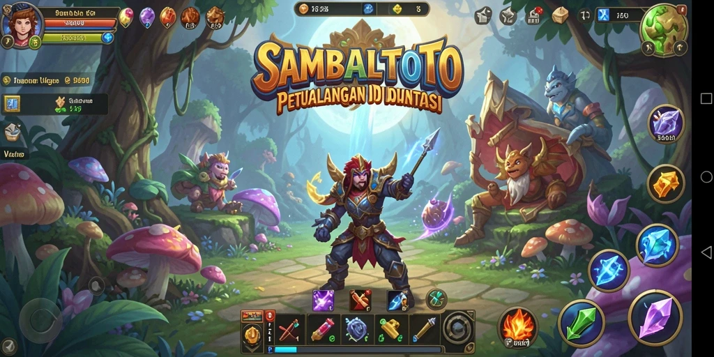 Gameplay RPG yang adiktif dengan karakter beragam dalam SAMBALTOTO.