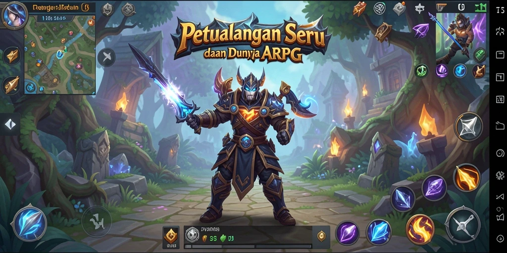 Tampilan gameplay T6 yang menegangkan di dunia ARPG.