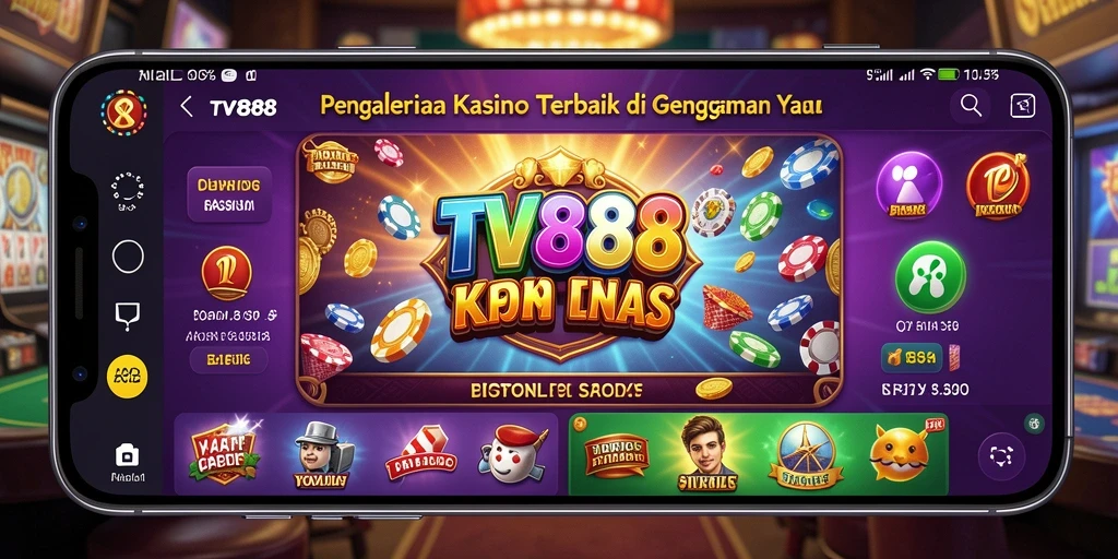 Screenshot gameplay TV888 menampilkan momen seru bermain Kasino.