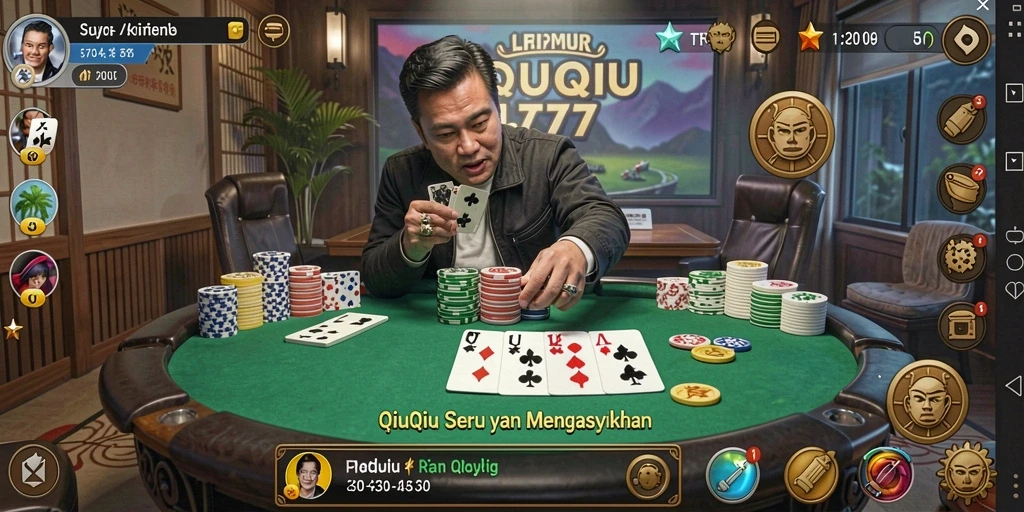 Tampilan gameplay UT77 yang menarik dan kompetitif dalam QiuQiu.